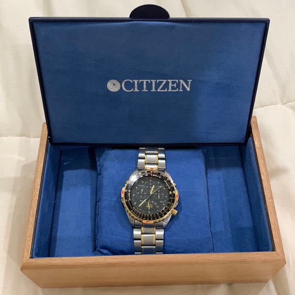 Citizen Other - BRAND NEW CITIZEN WINGMAN QUATTRO 3110-C10012 (AB4004-59E) AVIATOR/PILOT WATCH